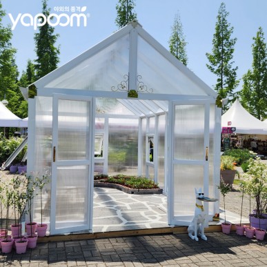 전원주택 미니 온실 폴리카보네이트 썬룸 테라스