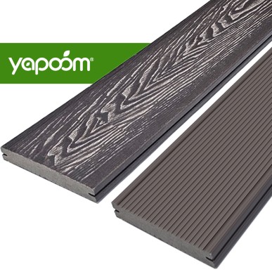 합성목재 20T 25T 나뭇결 줄무늬 하이브리드 인조방부목